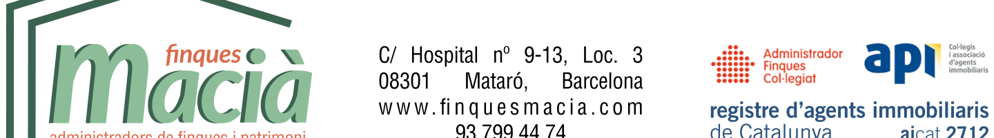 INMOBILIARIA Finques Macià